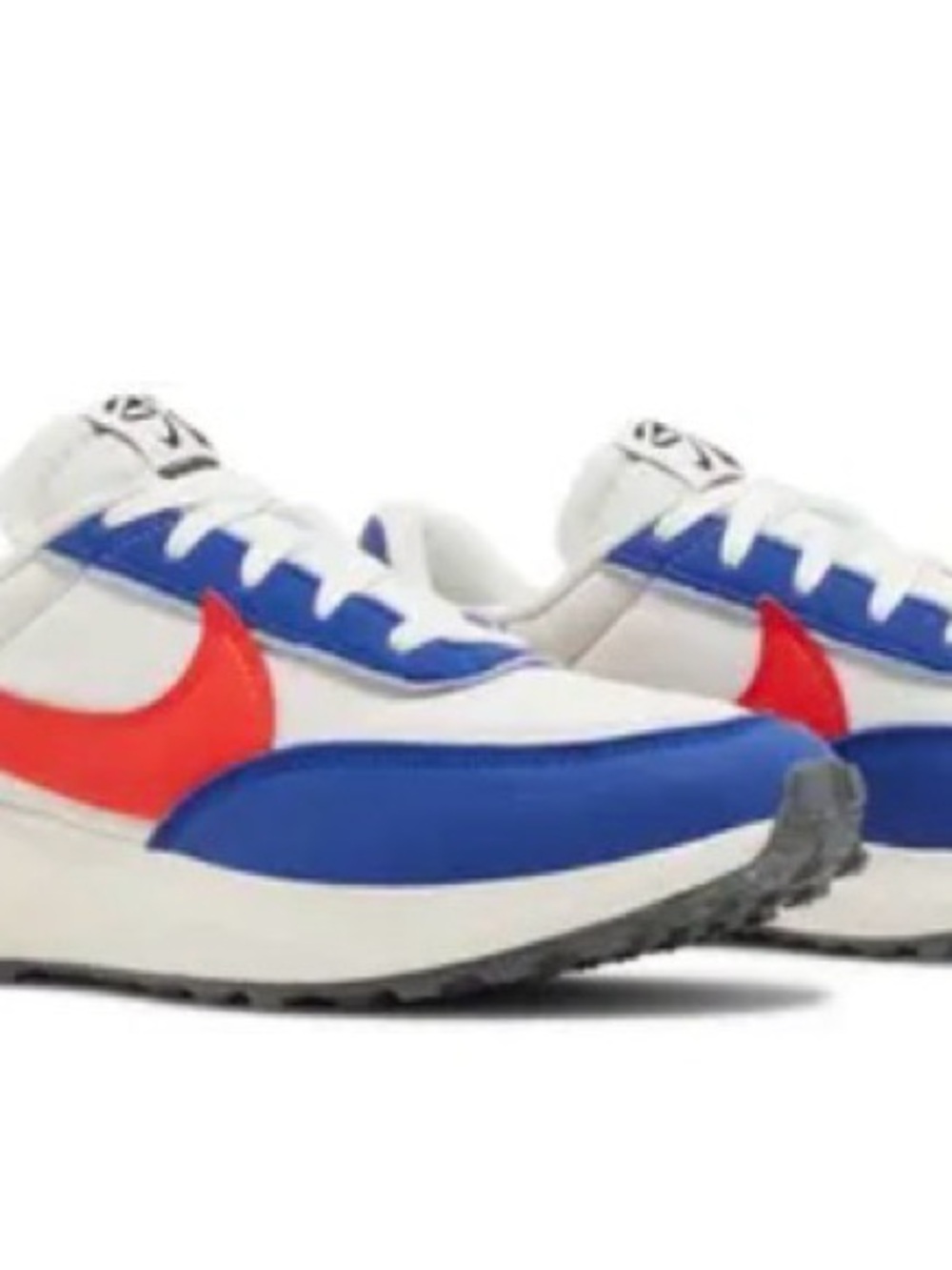 Unisex -Nike White, Blue & Red Athletic Sneakers